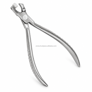 Pince de retrait de bagues orthodontiques, à embout en caoutchouc remplaçable, en acier inoxydable allemand, instrument dentaire, fabricant OEM - Product Image 1