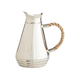 Custom <b>Water</b> <b>Jug</b> Silver Finished Drink Ware Metal Pitcher Designer Top Selling Handmade Pitcher Home Kitchen - Product Image 6