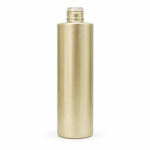 Botella Cosmética Transparente de PET Directo de Fábrica con Recubrimiento de Perlas Doradas Champán y Tapa Personalizada para Tónico, Bruma Corporal y Champú - Product Image 3