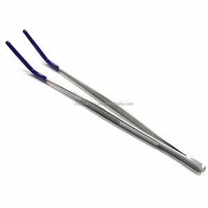 Pince à soudure professionnelle courbée en acier inoxydable, outil de précision pour la réparation électronique et l'assemblage de bijoux - Product Image 1