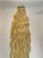 Cheveux humains indiens vierges Remy de qualité 12A, cuticules alignées, style ondulé naturel, double tirage, tissage de cheveux, toutes les couleurs disponibles