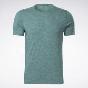 T-shirt manches courtes pour hommes, estival et à la mode, en coton uni, impression personnalisée, Design vierge - Product Image 1