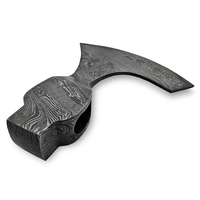 Tête de hache en acier Damas durable, construction en acier, finition polie à motif, hache en acier Damas