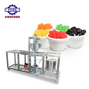 Shanghai Professional Bubble Tea Making Equipment Supplier exploding bursting boba Juice Filled popping boba Making Machine