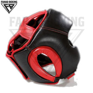 Protège-tête de boxe en cuir PU de haute qualité 2026 avec couleurs personnalisées, protège-dents confortable à grande ouverture pour l'entraînement - Product Image 2