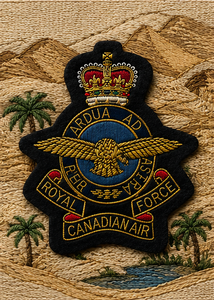 Écusson brodé personnalisé RCA EAGLE BADGE avec ancre et couronne de lauriers, patch en tissu à coudre pour uniforme ou vêtement - Product Image 6