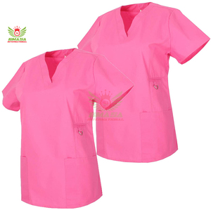 Conjunto de Uniforme Médico Barato para Enfermeras y Esteticistas: Blusa y Pantalón para Mujer y Hombre, Traje de Trabajo para Doctoras - Product Image 5