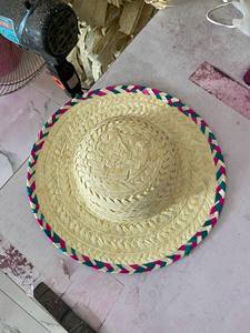 Vietnam Mexican Sombrero <b>Straw</b> <b>Hat</b> Wide Brim Natural <b>Straw</b> Material For Beach Sun Protection Festival Costume And Party Use - Product Image 3