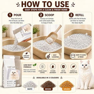 Litière pour chat personnalisée 5 en 1, mélange de tofu et de bentonite, hautement absorbante, sans poussière, contrôle des odeurs, agglomérante, fournitures de nettoyage pour animaux de compagnie - Product Image 6
