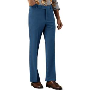 2025 pantalones acampanados Vintage Bootcut para hombre 70s estilo Disco Bell Bottom Slim Fit pantalones de chándal con logotipo personalizable - Product Image 4