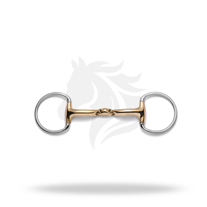 Mors d'entraînement Eggbutt Savor Gold Snaffle pour le contrôle équestre - Product Image 1