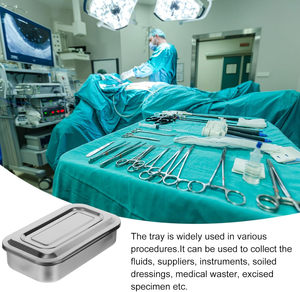 Boîte de Stérilisation Manuelle en Acier Inoxydable 8x4x2 Pouces Autoclavable Chirurgical Dentaire CE ISO OEM pour Hôpitaux - Product Image 5