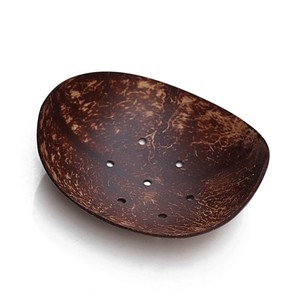 Jabonera decorativa de cáscara de coco, bandeja protectora para jabones en barra, accesorios para baño, cocina y fregadero - Product Image 1