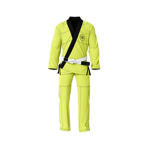 Kimono de Jiu Jitsu Brasileño con Logotipo Personalizado, Tejido de Perlas, Estilo Tradicional, Uniforme de Entrenamiento de Artes Marciales - Product Image 3