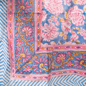 Customizable Factory Price Indian Hand Block Printed Eco-friendly Reversible <b>Sarong</b> Multicolor Cotton Long Floral Scarf <b>Bikini</b> - Product Image 6