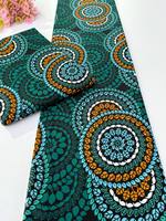 Tela de Algodón Estampada con Cera Africana Multicolor de Alta Calidad, Suministro Textil de Moda para Ropa, OEM