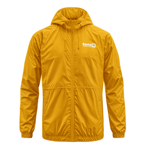 เสื้อแจ็กเก็ตกันน้ำผ้าโพลีเอสเตอร์ปักลายผ้าไหมพิมพ์โลโก้ด้านหน้า - Product Image 5