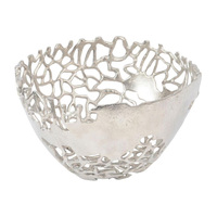 Bol de service artisanal en aluminium écologique résistant à la chaleur pour fruits secs, friandises de fête, durable, léger, compatible lave-vaisselle