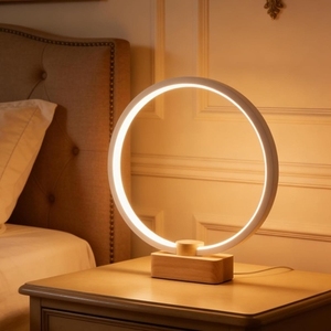 Lámpara Decorativa de Oficina de Alta Calidad, Lámpara de Madera Natural, Lámpara de Mesa de Madera Sólida para Dormitorio, Mesita de Noche, Sala de Estar - Product Image 6