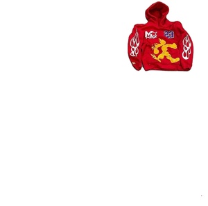 2025 unisexe Logo personnalisé lavage à l'acide pantalons de survêtement évasés sweat à capuche zippé de haute qualité deux pièces hiver imprimé polaire grande taille demi - Product Image 6