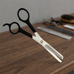 ASAP Ciseaux de coiffure professionnels japonais en acier inoxydable à manche long de 14 cm pour droitiers, fournitures de salon de coiffure - Product Image 1