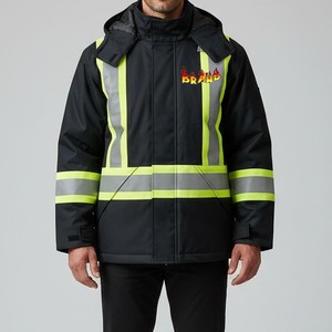 Waterproof Reflective Safety <b>Jacket</b> with Reflective Strips for Industrial Construction and Factory <b>Workers</b> - Product Image 4