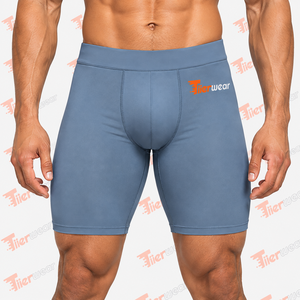 Short de Compression Respirant pour Homme de Grande Taille Confort Ceinture Élastique Motif Solide Dentelle Personnalisable Nouveau Produit en Gros - Product Image 5