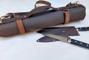 Sac de Cuisinier en Cuir Fait Main Personnalisé, Organisateur de Couteaux de Luxe, Anti-Odeur, Robuste, Sac Culinaire Décontracté LSKR-0022 - Product Image 3