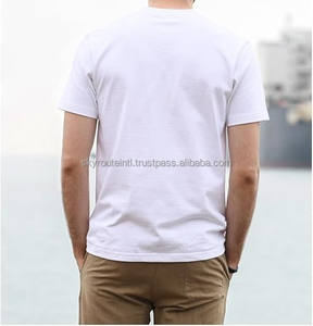 Camiseta informal de algodón 100% con patrón sólido Stock a granel 180 gramos de peso de tela Camiseta hecha a medida - Product Image 2