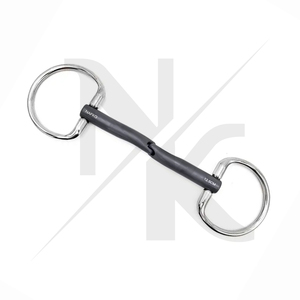 Novedad: Bocado de caballo de titanio con anillo fijo y enlace de cobre, equipo ecuestre premium para compradores mayoristas internacionales - Product Image 4
