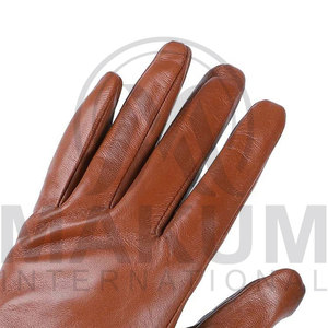 Premium Quality Breathable Material Leather Driving Gloves High Quality Custom Fashion Dressing Men's Leather Gloves - Product Image 5