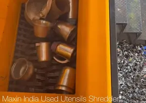 Trituradora de Acero Inoxidable de Calidad Estándar para Aplicaciones Industriales, Trituradora de Doble Eje para Residuos Electrónicos - Product Image 5