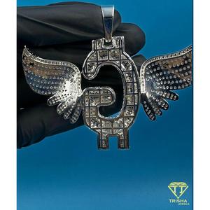 Winged "G " Letter Pendant <b>Iced</b> <b>Out</b> Hip Hop Necklace Bling <b>Chain</b> Gold Tone Fashion Jewelry Gift For Men Women - Product Image 6
