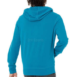 Sudaderas con capucha para hombre con cremallera completa, servicio personalizado OEM, alta calidad, 100% algodón. - Product Image 2