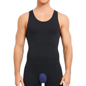 ชุดรอมเปอร์รัดรูปไร้รอยต่อผ้าสแปนเด็กซ์ควบคุมรูปร่างหน้าท้องชุดจั๊มสูทกางเกงขาสั้นบอดี้สูทระบายอากาศได้ดี - Product Image 2