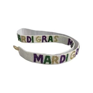 Cinturón de correa de bolso RIDE'EM COWBOYS con bordado de cuentas hermoso hecho a mano con correa ajustable diseño Premium de Hiba Enterprises - Product Image 3