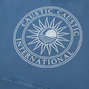 Custom Acid Wash Hoodie Men Heavyweight Rhinestone Embroidered Distressed Vintage Sun Faded Oversized Fleece Streetwear - Product Image 3