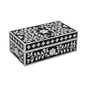 Caja de Almacenamiento de MDF con Incrustaciones de Resina, Estilo Elegante, Caja Decorativa con Incrustaciones de Resina, Caja para Joyas de Resina a Precio de Fábrica Directo - Product Image 2