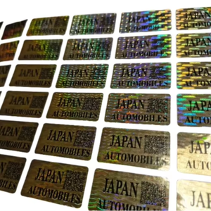 Etiquetas Holográficas de Seguridad Anti-Falsificación, Material PET, Impresión UV/Láser/Digital, Logotipo Personalizado, Código de Barras - Product Image 1