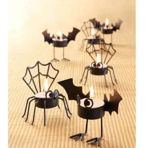 Golden Brass Candle Stand With <b>Butterfly</b> And Flower Design For Home Decoration - Product Image 4