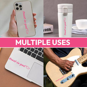 Confiance en Dieu de haute qualité |   Autocollant UV |   4 X 0.6 |   Imperméable |   Anti-UV |   Vernissage UV |   Impression numérique |   Cadeaux promotionnels - Product Image 3