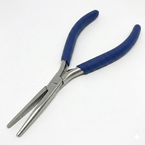 Flat Tip Hair <b>Extension</b> Pliers Hair Tools 100% Stainless Steel Pliers with Black Handle Professional Tool for Install and Remove - Product Image 3