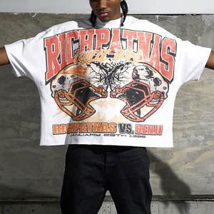 T-shirts pour hommes META WEAR, best-sellers, coupe classique, style streetwear, 100% coton, respirant, léger, anti-rides - Product Image 4