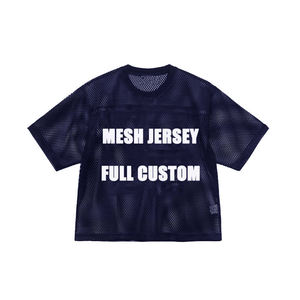 Maillot de football en mesh personnalisé en gros, produit tendance, sublimé, design unisexe, prix de gros - Product Image 3