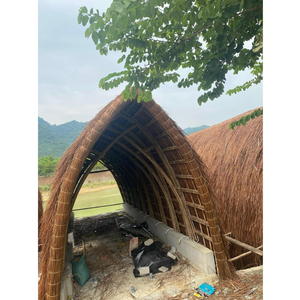 บ้านสำเร็จรูปไม้ไผ่ CENVINEX เวียดนาม ภาษีส่งออก 0% บ้านทรงเอเฟรม 100% เป็นมิตรกับสิ่งแวดล้อม ราคาถูก ขนาด 20 ตร.ม. สไตล์เรียบง่าย - Product Image 5