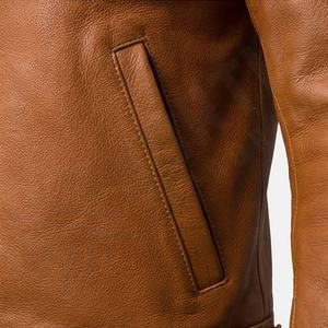 แจ็คเก็ตมอเตอร์ไซค์หนังแท้คุณภาพสูงสำหรับผู้ชาย ดีไซน์ยอดเยี่ยมปี 2024 ขายส่ง - Product Image 5