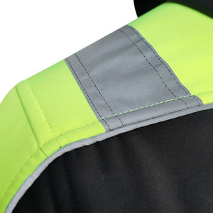Veste de sécurité réfléchissante à haute visibilité avec fermeture éclair, vêtements de travail durables et protecteurs - Product Image 3