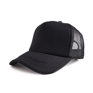 OEM Sport Custom Logo Curved Brim Mesh Foam Trucker Cap Hat - Product Image 3