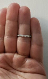 14KT Gold 0.33 CT Lab Grown <b>Diamond</b> Band <b>Ring</b> for Women | Minimalist Wedding Anniversary <b>Diamond</b> <b>Ring</b> | Stackable Bridal Jewelry - Product Image 1