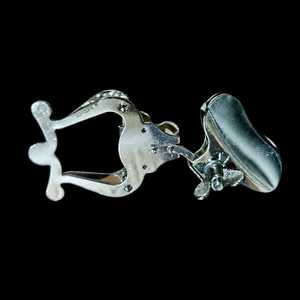 Support de lyre en acier inoxydable poli pour cornet, fixation cloche pour cornet - Product Image 2